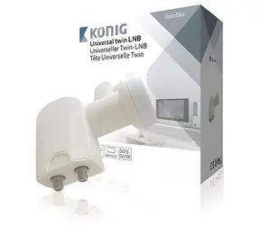 König KN-LNB-T20 / LNB-Konverter / 2 Ausgänge / 0,2 dB