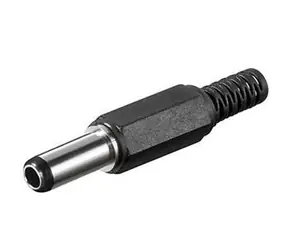 OEM DC -Stecker, koaxial, 5,5 x 2,5 mm / Stecker / Für Kabel / 14 mm