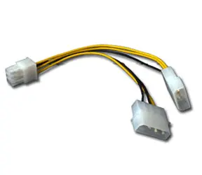 NEXUS napájecí kabel 2x Molex 4pin - 1x PCI Express / Napájecí kabel