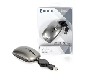 König CSMST200 / Reisemaus / 3 Tasten