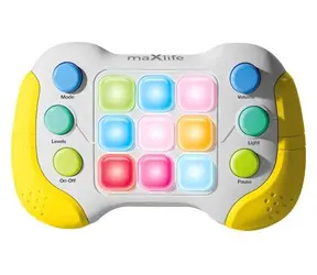 Maxlife MXPS-300 / Tragbares Spiel / Pop It / 4 Spielmodi / Licht- und Soundeffekte