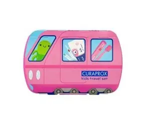 Curaprox Reiseset für Kinder, rosa