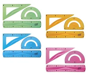 Easy Flex Lineal-Set, 3-teilig / Lineale / Flexibles Design