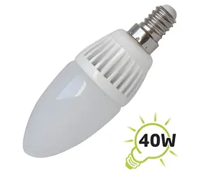 Tipa LED-Lampe E14 5W / C37 / 230V / neutralweiß / Kerzenweiß