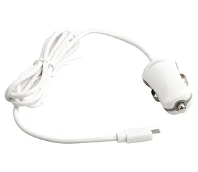 Valueline Autoladegerät weiß / Micro-USB / 2,1 A / 1 m