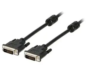 Valueline DVI-D-Kabel 24+1 mit Ferritkern, 5 m / Videokabel