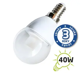 TIPA LED-Lampe G45 E14 5W / Warmweiß / Klar