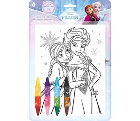 JIRI MODELS Malbücher mit Buntstiften Frozen / Malbücher / 20 Stück / 4 Buntstifte