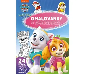 JIRI MODELS Malbuch Paw Patrol / A4 / 24 Seiten / über 20 Aufkleber