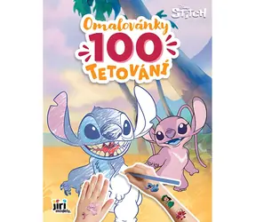 JIRI MODELS Malbuch mit Tattoos Lilo & Stitch / 24 Seiten / 100 Tattoos