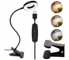LED-Schreibtischlampe DML5 schwarz / LED-Schreibtischlampe mit Klemme