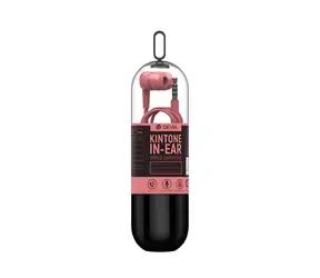 Devia Kintone Tuba pink / Kopfhörer / Mit Mikrofon / In-Ear / 3,5-mm-Klinkenstecker