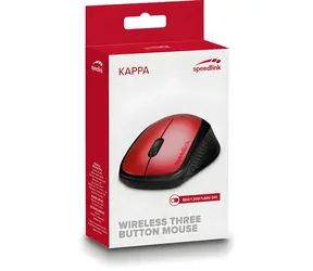 Speed Link Kappa Maus rot / Maus / Kabellos / Reichweite 8 m