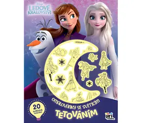 JIRI MODELS Malbuch mit leuchtenden Tattoos Frozen / 16 Seiten / Leuchtende Tattoos