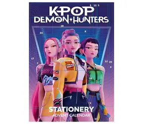 PYRAMID Adventskalender K-Pop Demon Hunters V2 / 24 Türchen / Schreibwaren / Lizenziertes Design