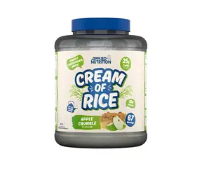 APPLIED NUTRITION Cremiger Reiskuchen mit Apfelgeschmack / Reisbrei / 2000 g / Vegan