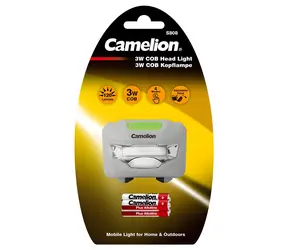 Camelion LED-Stirnlampe 3W / Stirnlampe / 120 lm / 3x AAA / 4 Modi