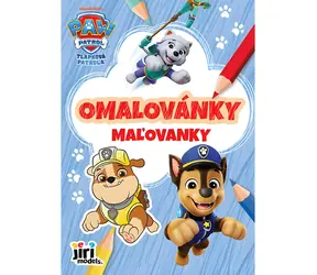 JIRI MODELS Malbuch Paw Patrol / A5 15x21 cm / 9 Schwarz-Weiß- und 9 Farbbilder