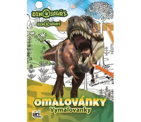 JIRI MODELS Malbuch Dinosaurier / Malbuch / A4 / 16 Seiten