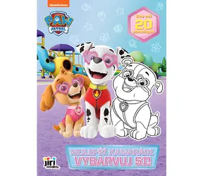 JIRI MODELS Malbuch Paw Patrol Beste Freunde / 16 Seiten / 2 Stickerbögen