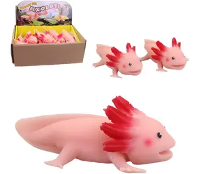 Axolotl 12 cm / Figur / Gummi / ab 3 Jahren