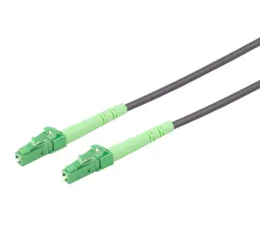 Sconn LC/ APC-LC/ APC armiertes optisches Patchkabel / Simplex / Singlemode OS2 / 10 m