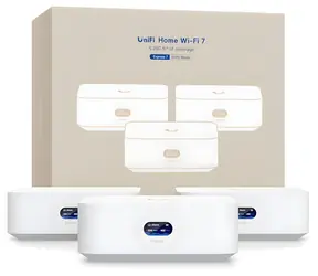 Ubiquiti UniFi Express 7 3 Stück / Access Point / Wi-Fi 7 / 2,4/5/6 GHz / MLO Mesh