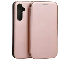 Beline Book Magnethülle für Samsung Galaxy M35, Roségold / Buchhülle / Magnetverschluss / Kunstleder