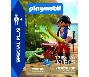 Playmobil 72154 Piraten Pirat mit Kaiman / Figur