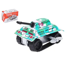 WIKY Metallpanzer-Schlüsselanhänger / Aufziehspielzeug / Metall / 6 cm / In Box / Ab 3 Jahren