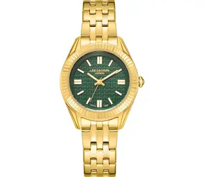 Lee Cooper LC08038.170 Gold / Damenuhr / analog / Mineralglas