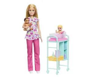 Mattel Barbie Spielset Beruf Kinderärztin