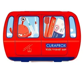 Curaprox Reiseset für Kinder, rot