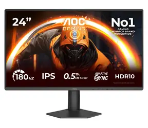 23,8" AOC 24G50F Schwarz / Monitor / IPS / FHD / 180 Hz / 0,5 ms / G-SYNC / HDMI + DP