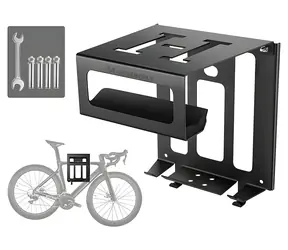Wozinsky WSW-02S schwarz / Wandfahrradhalterung / 16-29" / Montagesatz