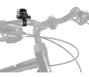 Wozinsky WDR-S2 schwarz / Fahrradklingel / mechanisch / Aluminium
