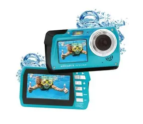 EasyPix Aquapix W3048 Edge eisblau / Digitale Kompaktkamera