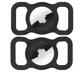 Wozinsky WEA-01 schwarz / Hülle für Apple AirTag / Für Hunde- oder Katzenhalsbänder