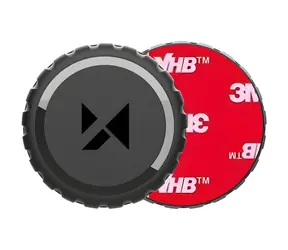 Wozinsky WAT-48-0Y1S schwarz / Hülle für Apple AirTag / Wasserdicht / Zum Verschrauben / Selbstklebend