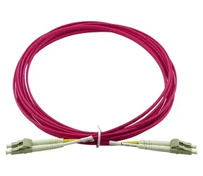 BlueOptics LC/LC magenta 3 m / Optisches Patchkabel / OM4 / Multimode