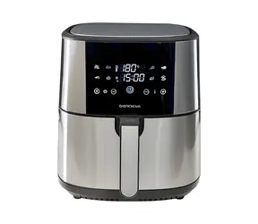 Gastronoma 18290007 schwarz / Heißluftfritteuse / 8 l / 80-200 °C / 8 Programme