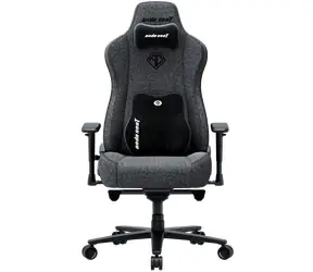 Anda Seat Novis PLUS XL dunkelgrau / Gaming-Stuhl / Stoffbezug / Größe XL