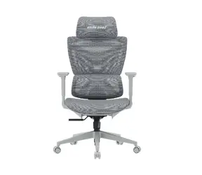 Anda Seat X-Air Mega Size XL grau / Gaming-Stuhl / Netzgewebe / Belastbarkeit 120 kg / Neigung 105-126° / 3D-Armlehnen