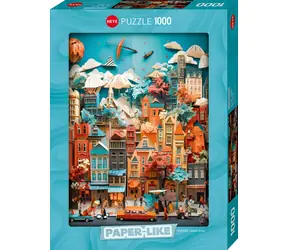 HEYE Puzzle Stadtzentrum / Papierähnlich / 1000 Teile / 50 x 70 cm