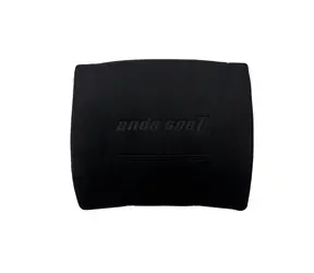 Anda Lendenkissen, Velours, Schwarz / Gaming-Stuhlzubehör / 33 x 37 cm / Belastbarkeit 200 kg