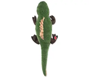 Hundefantasie Dschungel-Eidechse grün / Plüschtier für Hunde / 60 cm