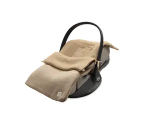 Jollein Autositzbezug, Strickmuster, Haselnussbraun / Autositzbezug / ab 0 Monaten (0-13 kg) / 42 x 82 cm