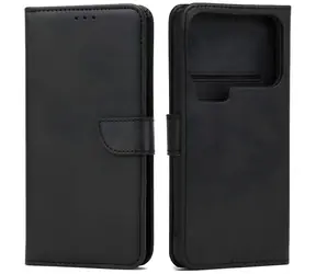 Marv Wallet Case für XIAOMI 17 Pro Max, schwarz / Brieftaschenhülle / Öko-Leder / Magnetverschluss
