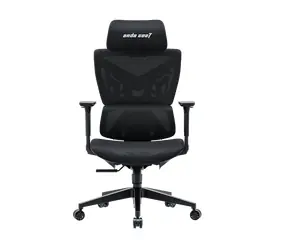 Anda Seat X-Air Mega Size XL schwarz / Gaming-Stuhl / Netzgewebe / Belastbarkeit 120 kg / Neigung 105-126° / 3D-Armlehnen