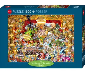 HEYE Puzzle Cartoon Classics: Chaotic Opera / 1500 Teile / 80 × 60 cm